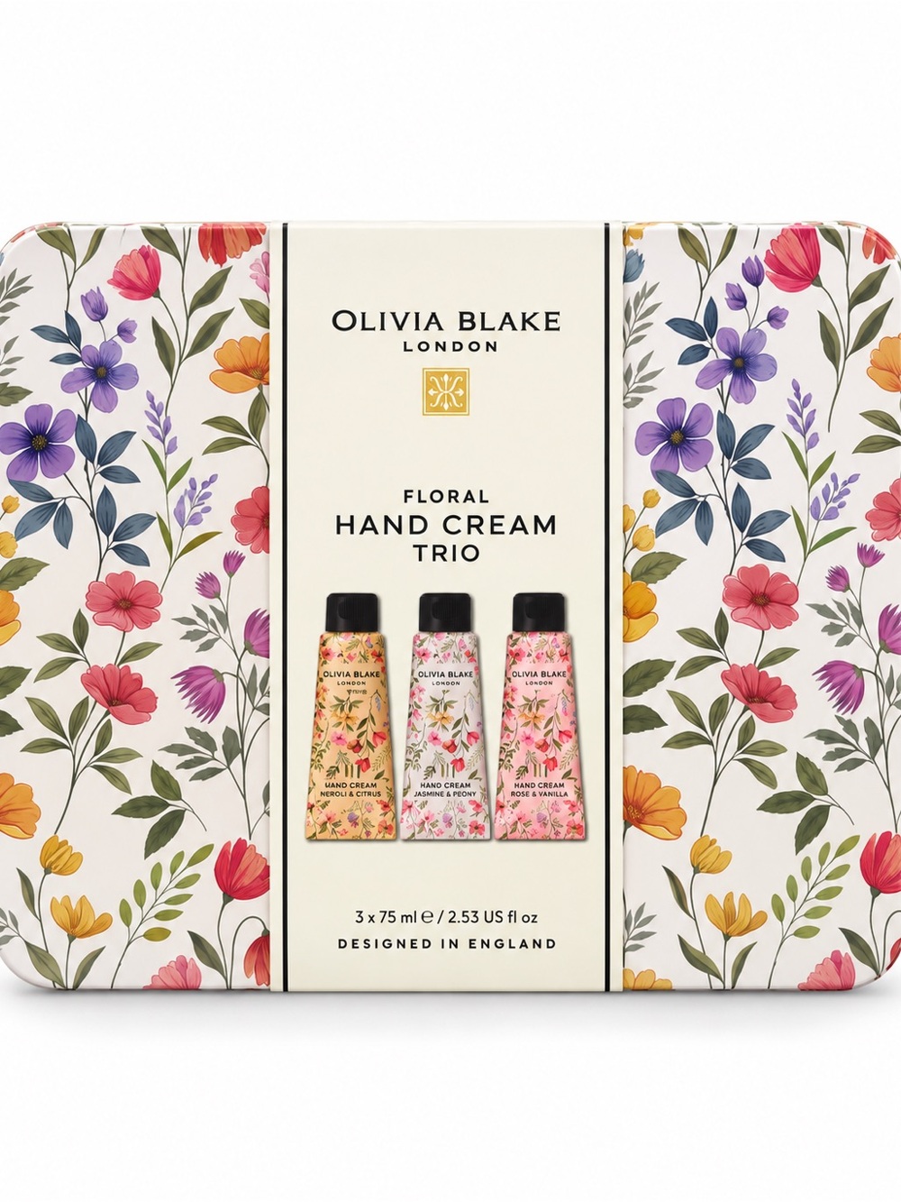 Olivia Blake Floral Hand Cream Trio - Multicolor